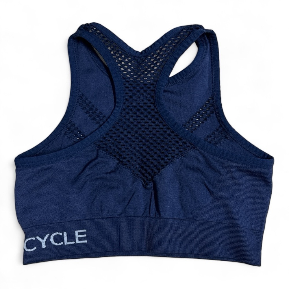 Soulcycle Top Sports Bra Navy Blue XS Excellent Condition Great Excerise Top - Picture 4 of 5
